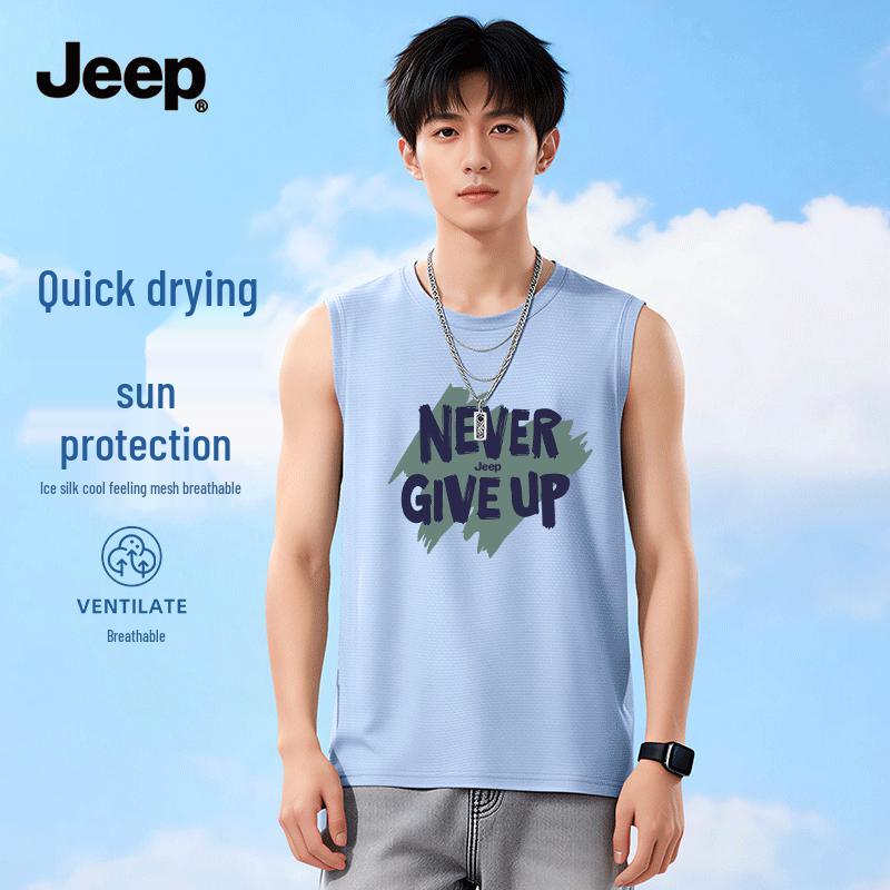 JEEP Men s Quick-Dry Mesh Sports Vest 4XL