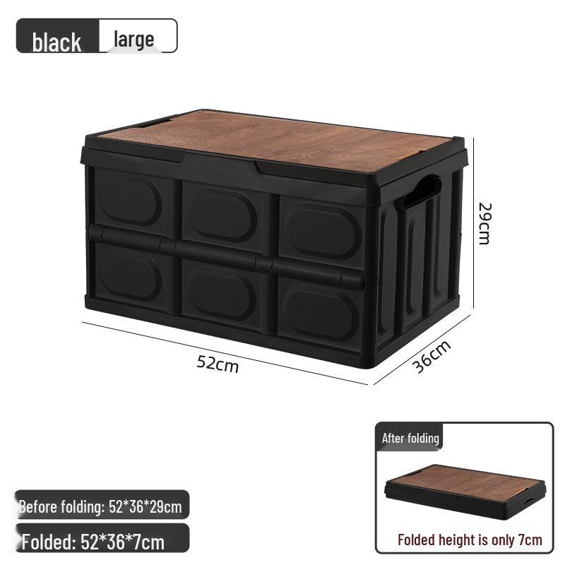 Golden Cat Outdoor Folding Storage Box for Camping & Car Trunk