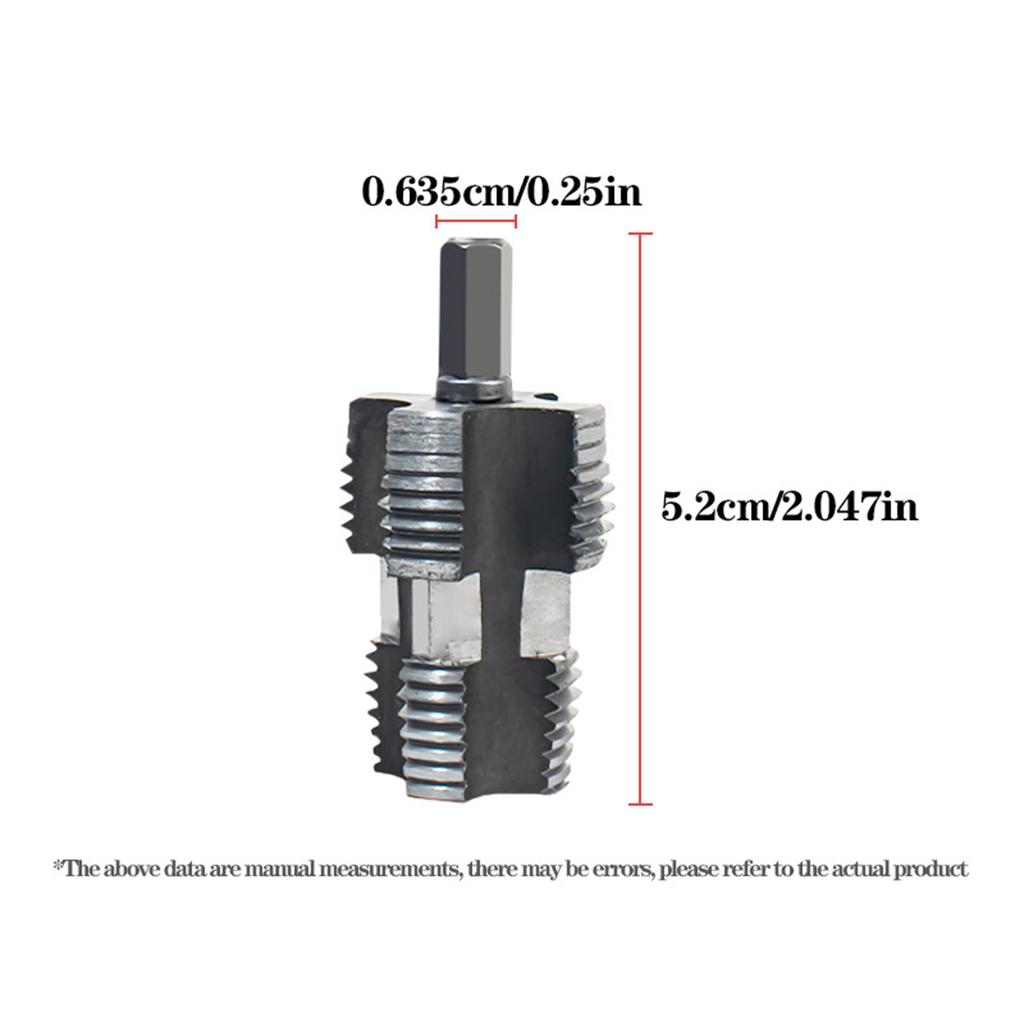 PVC Pipe Threader Tool Powerful Electric Drill Modified Water Pipe Threader Suitable for Improving Thread Processing
