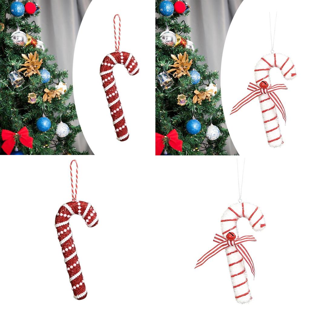 Cane Decorations, Xmas Decor ,with Hanging Loop ,Unique Christmas Ornament Xmas Pendant for Festival Birthday
