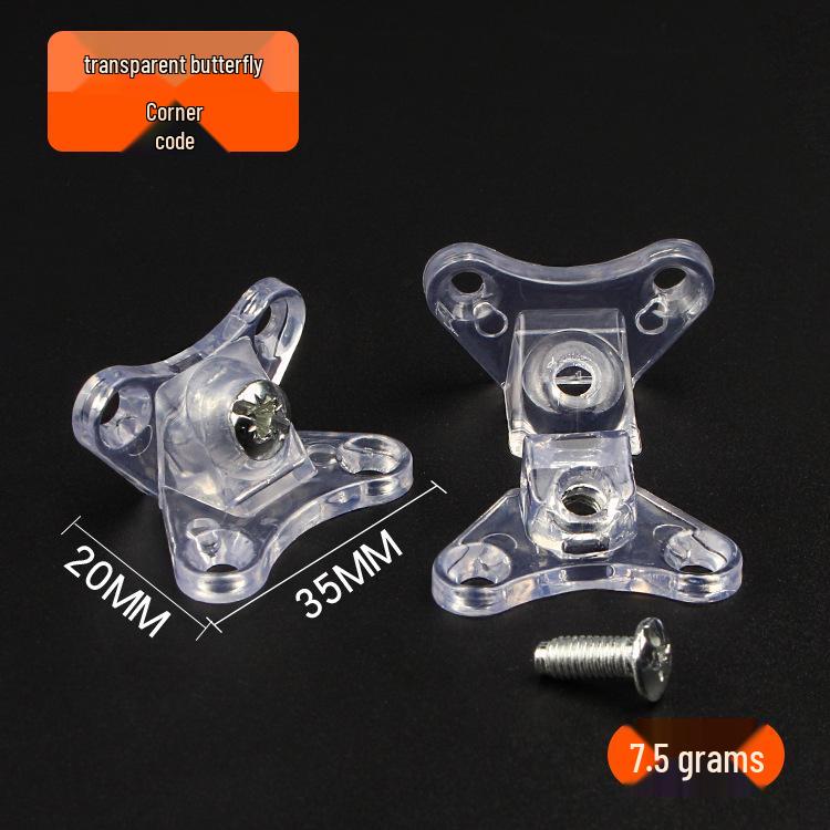 Yingya Verdickte Nylon L-förmige 90°-Eckwinkel für Schrankunterstützung