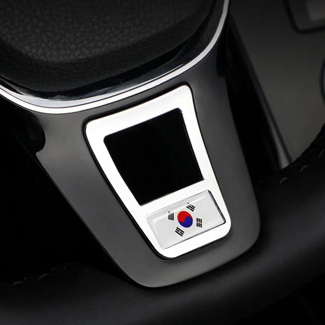 Car Emblem Steering Wheel Cover Sticker For Volkswagen VW Golf Polo Passat CC Tiguan Rline Jetta Atlas Bora Touran Lavida Sharan