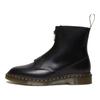 Dr. Martens Stivaletti Cabbott in Pelle Lucida Classici con Cerniera Frontale Stivali Unisex Neri 27855001