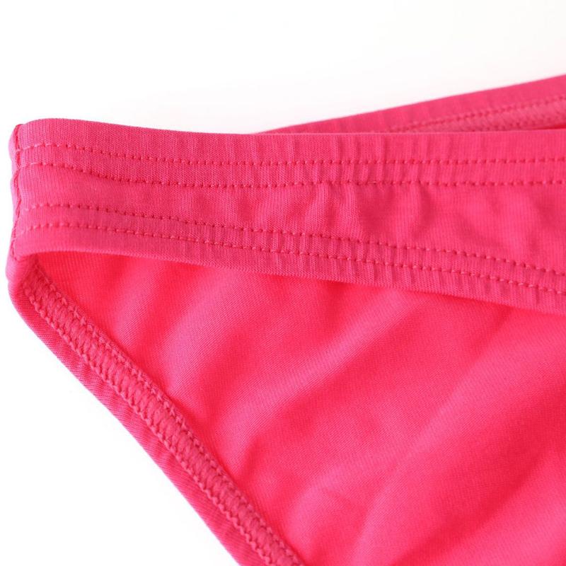 Herren Niedrig sitzende Baumwoll-Slips Dünn Weich Einfarbig Unterwäsche Komfort Atmungsaktiv Hauteng anliegende Slips