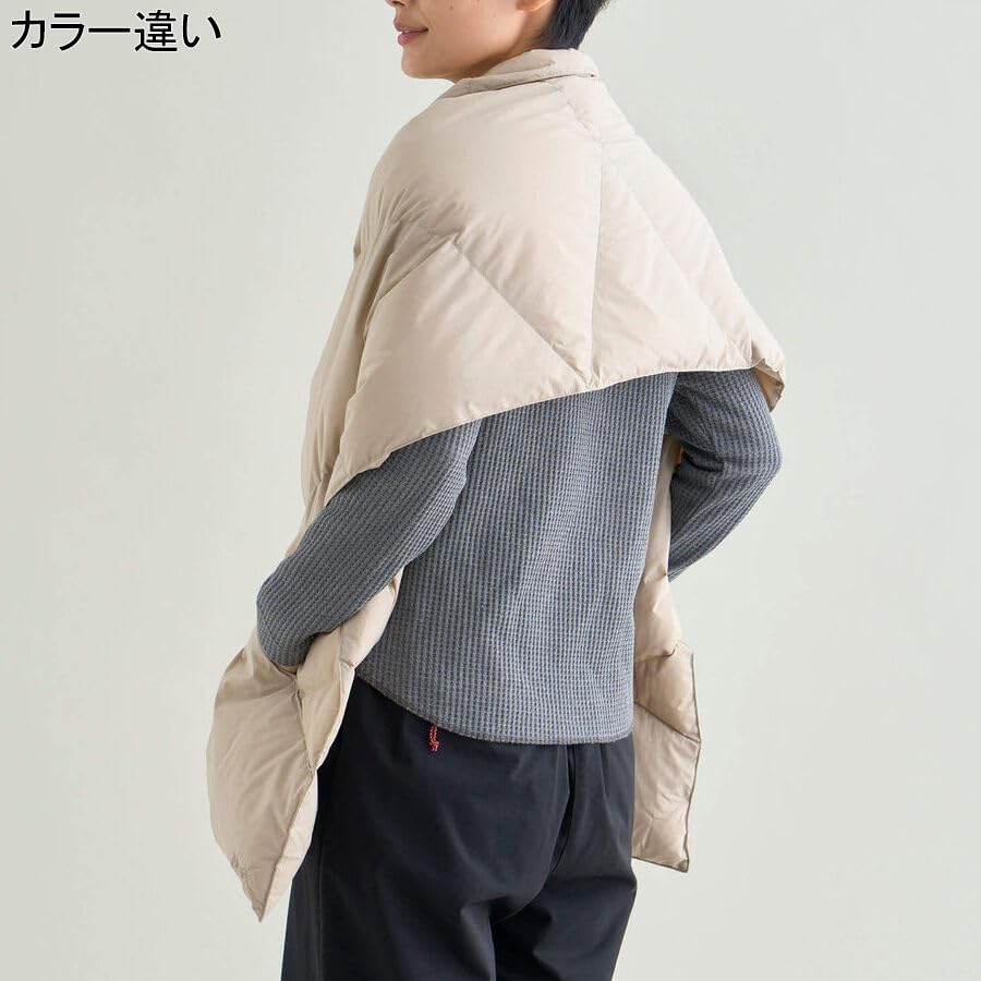 Fular Poncho din Puf NANGA, NA24423C605, BLK