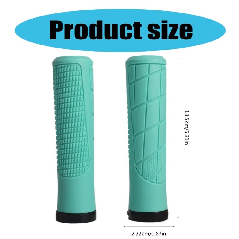 Single Locks on Locking Bicycles Handlebar Grip Nonslip Rubber Bicycles Handlebar Grip Cycling Accessories Enduring