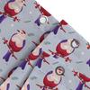 Christmas-Themed Shower Curtain Featuring Colorful Birds With Red Berries, Suitable For Bathroom Decor During Festive Seasons 3D