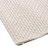 Living Room Rug Jute Look White 200x300
