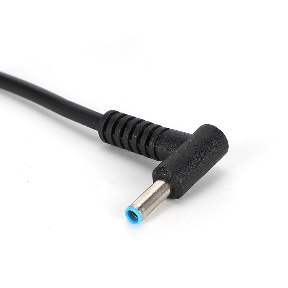 For HP Ultrabook Power Adapter 7.4 x 5.0 Female to 4.5 x 3.0 Male Bend with Pin Conversion Line