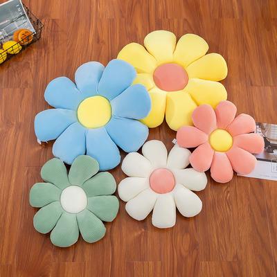 Small Daisy Flower Seat Cushion Office Computer Chair Cushion Sun Flower Tatami Seat Cushion Petal Throw Pillow