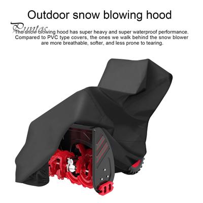 Snow Blower Cover 600D Waterproof Universal Fit Heavy Duty Protection Breathable Outdoor Snow Thrower Case