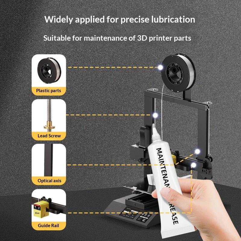 

10G 3D Printer Gear Grease Lube Rust-Proof Noise-Dampening For 3D Printer Reduce Noise Good Lubrication Effect Lubricating Oil 1pc