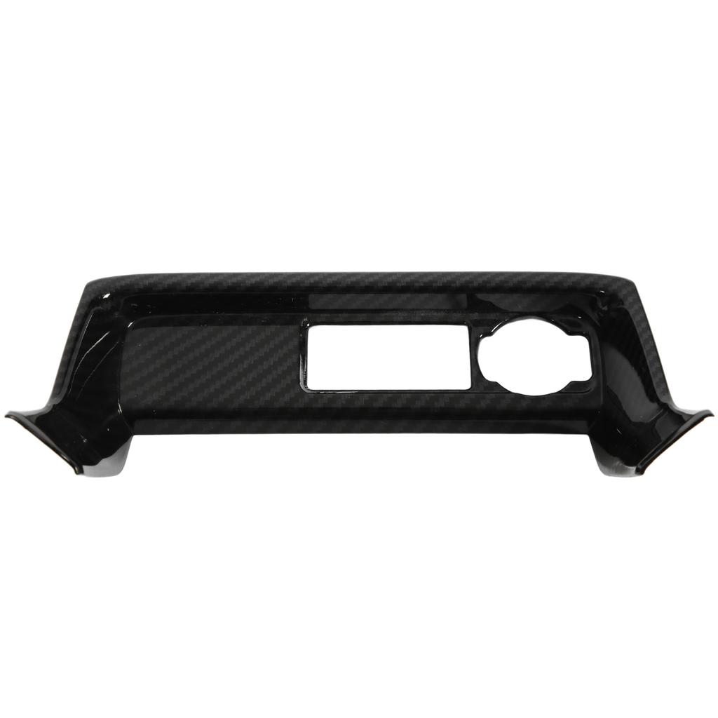 Cigarette Lighter Panel Trim Carbon Fiber Style ABS Wearproof Replacement for Civic 11th 2022 LHD