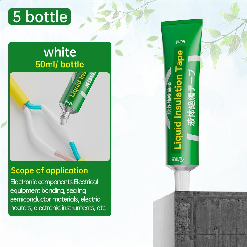 50ml Household Rubber Insulation Adhesive Toothpaste-Style Insulation Glue for Wires & Cables Coating & Fixing Adhesive