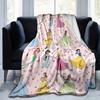 1pc Disney Princesses Patterned Throw Blanket, Perfect for Home Decor, Couch Cover, Outdoor Use, Gifts, Soft Blanket Suitable for Bedroom, Living Room