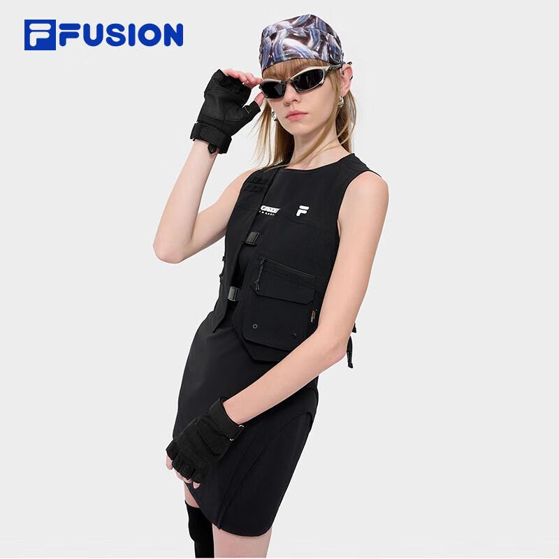 FILA FUSION Women s Dress & Vest Two-Piece Set M