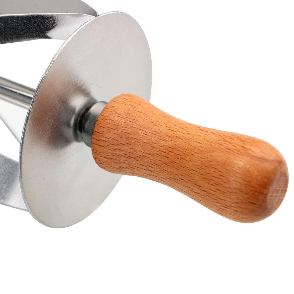 Tăietor de Patiserie din Oțel Inoxidabil Fierbinte pentru Făcut Aluat de Croissant, Aluat de Pâine, Instrument de Copt