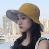 Summer New Bucket Hat Large Brim Women Travel Sunscreen Sunshade Double-sided Can Wear UV Protection