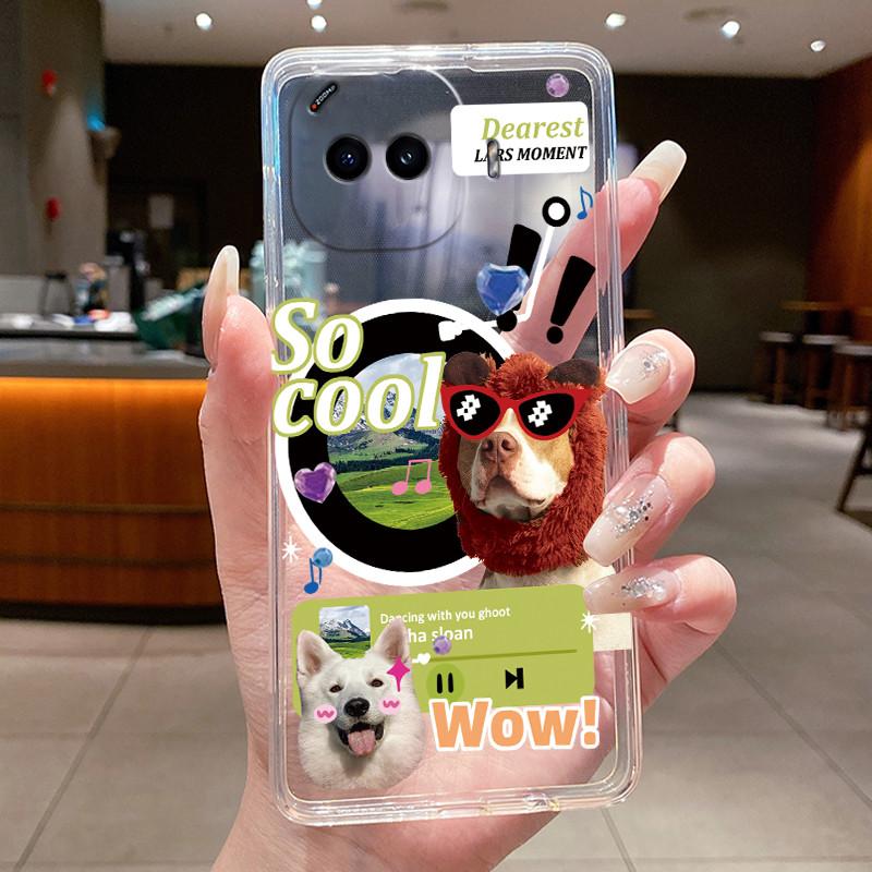 Phone Case For Vivo IQOO Z11 Turbo Fundas Capa Butterfly Bow Protective Casing Transparent Soft Silicone TPU Cover Coque