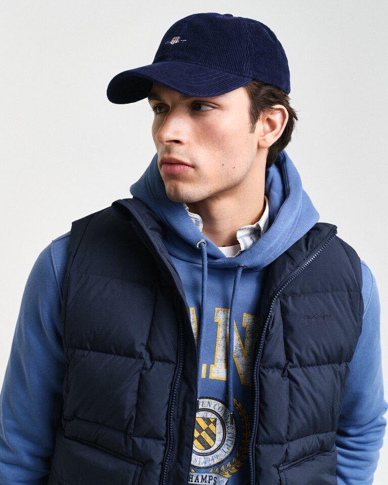 Зимняя куртка GANT MID DOWN VEST modischer Steppung marine
