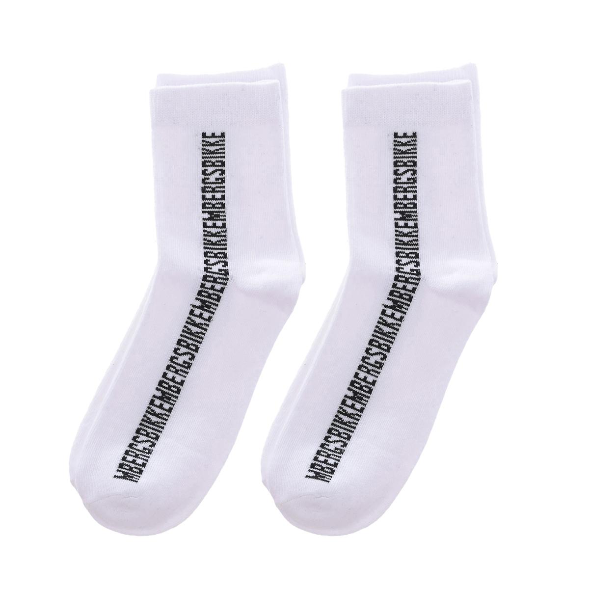 

Мужские носки средней посадки Pack-2 четверти BK064 43/46 белый