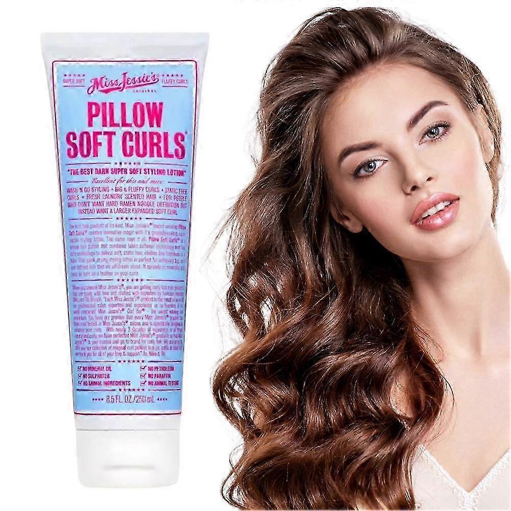 1-3X Cujmh Soft Curl Lotion 250ml Hair Styling Moisturizing Curl Defining Cream for Women
