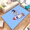 1pc Cartoon Rocket Astronaut Bathroom Absorbent Mats Anti-Slip Mats Home Decor Supplies Carpets Home Kitchen Floor Mats