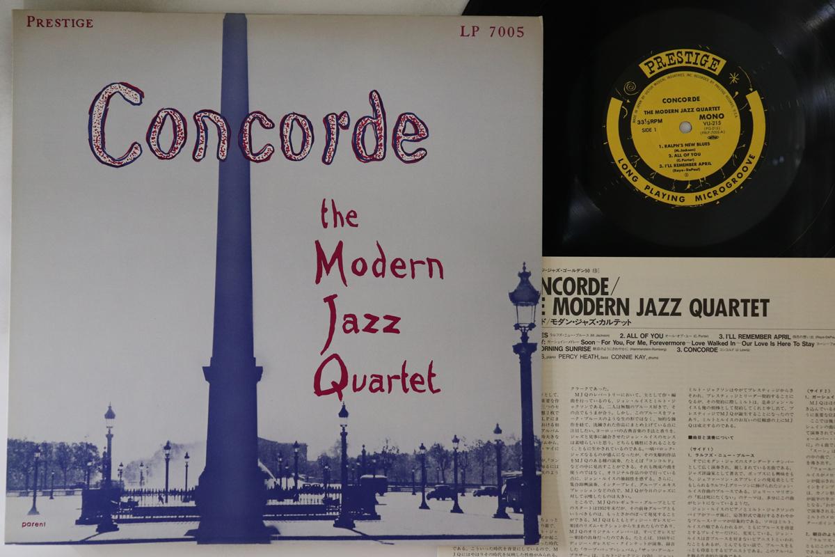 

LP Record MODERN JAZZ QUARTET - Concorde VIJ215 PRESTIGE 1984 Japan Jazz Used