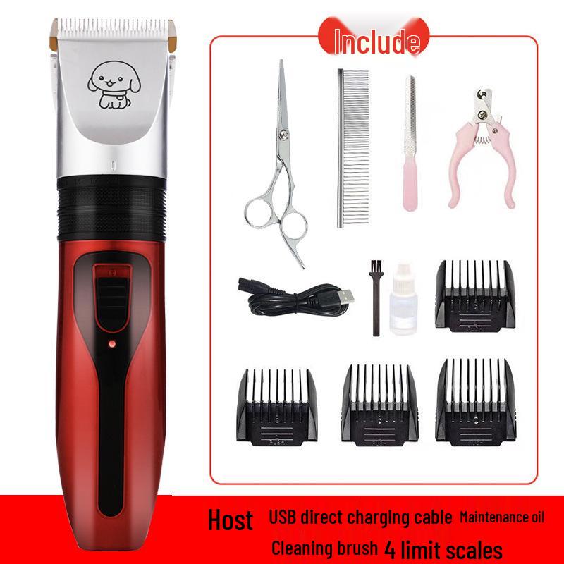 Kuanger Pet Electric Hair Trimmer Set for Dogs & Cats