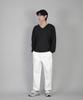 Seinteukeulu Plain V-Neck Sweatshirt Rvs-874 Black