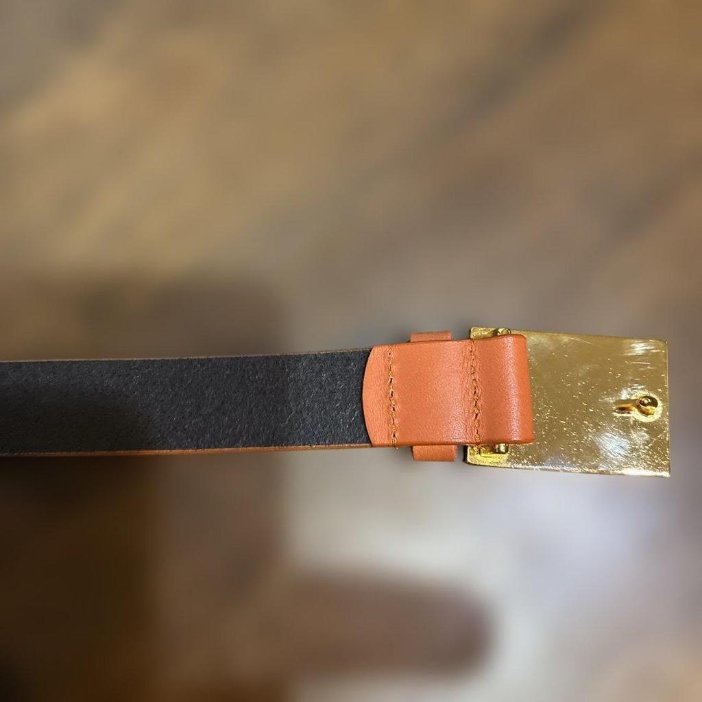Used Vivienne Westwood Orb Buckle Leather Belt