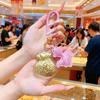Golden Keyring Water Bay Style Phone Charm Bag Accessory New Year Gift