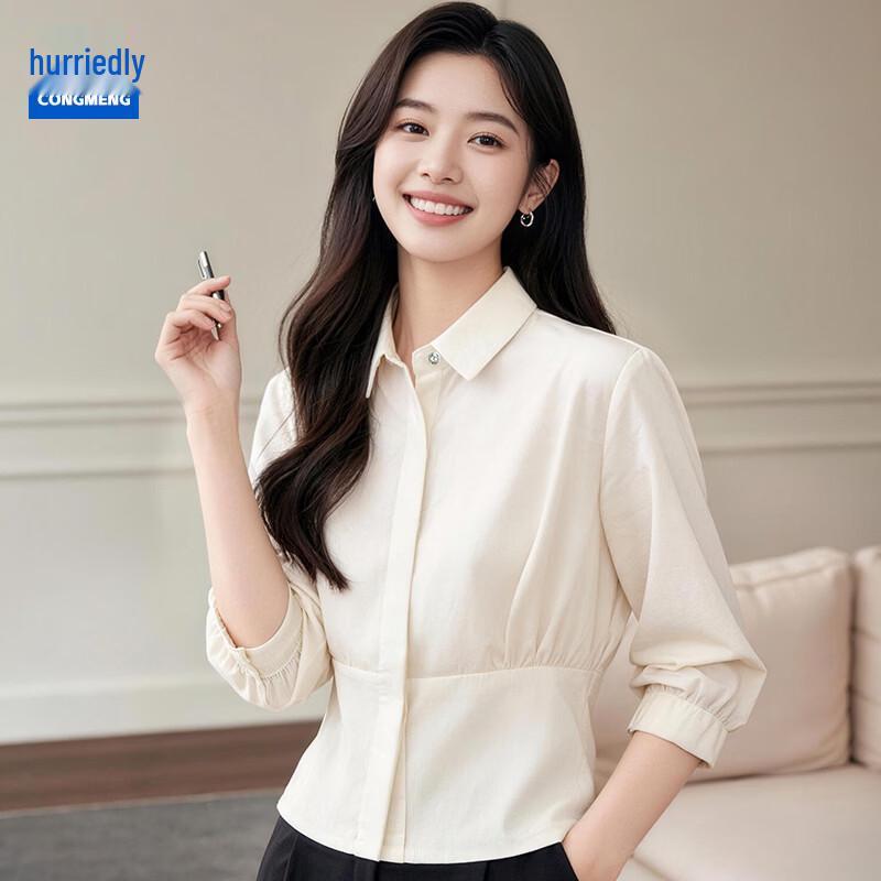 Women s Elegant Chiffon Blouse 3XL