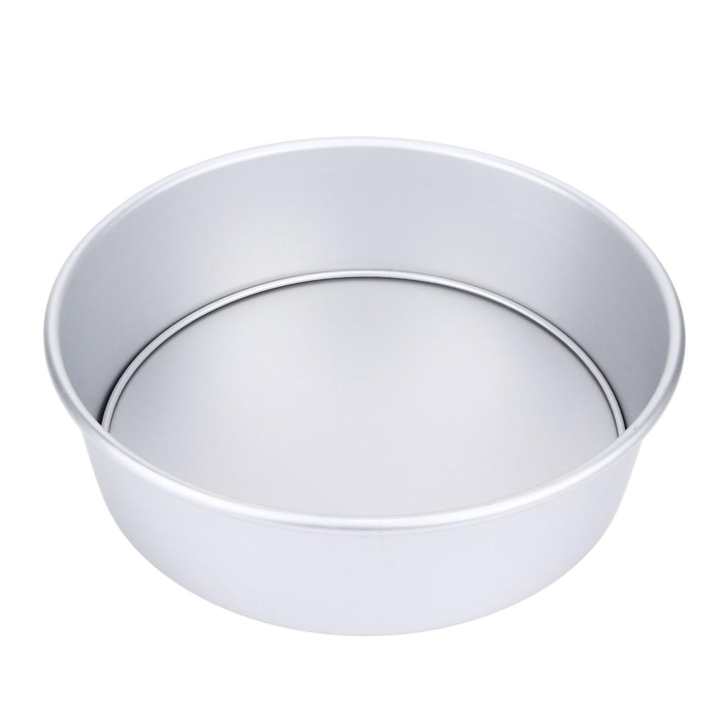 10 Inch Round Cake Mold Anodized Aluminium Cake Pans with Removable Base Baking Mold for Wedding Birthday Party