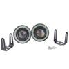 3.5" COB LED Fog Light Projector Car Blue Angel Eye Halo Ring DRL Lamp 2pcs/set