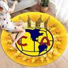 Club America Round Area Rug,Carpet Rug for Living Room Bedroom Sofa Playroom Decor,Non-slip Floor Mat