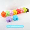 5Pcs  7Cm Creative Silicone Bear Muffin Cup Cake Cup Diy Baking Mold Color Random
