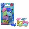 IWAKO Eraser Aquarium 10-piece Blister Pack SCERBRI031