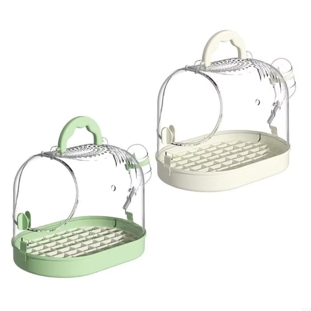 Breathable Bird Carrier Escape-Proof Buckle Parrots Carrying Case Bird Transport Cage  Small Bird