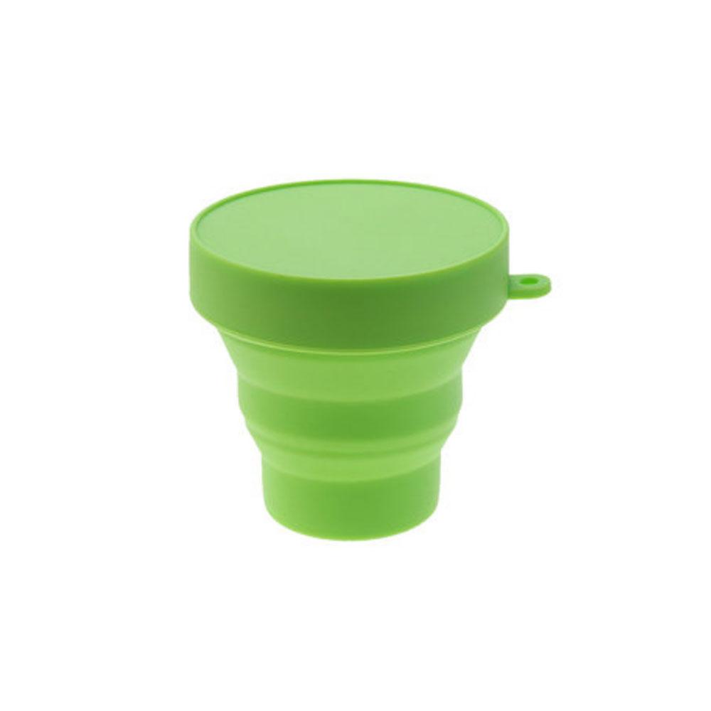 Silicone world Folding Cups 150ml Food Grade Water Cup Travel Silicone Retractable Coloured Portable Outdoor Coffee Handcup