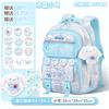 Cartoon multi-compartment schoolbag, female student-level large-capacity backpack, cute new girls' back