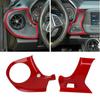 Red Center Console Dashboard Decor Panel Cover Trim for Chevrolet Camaro 2016+