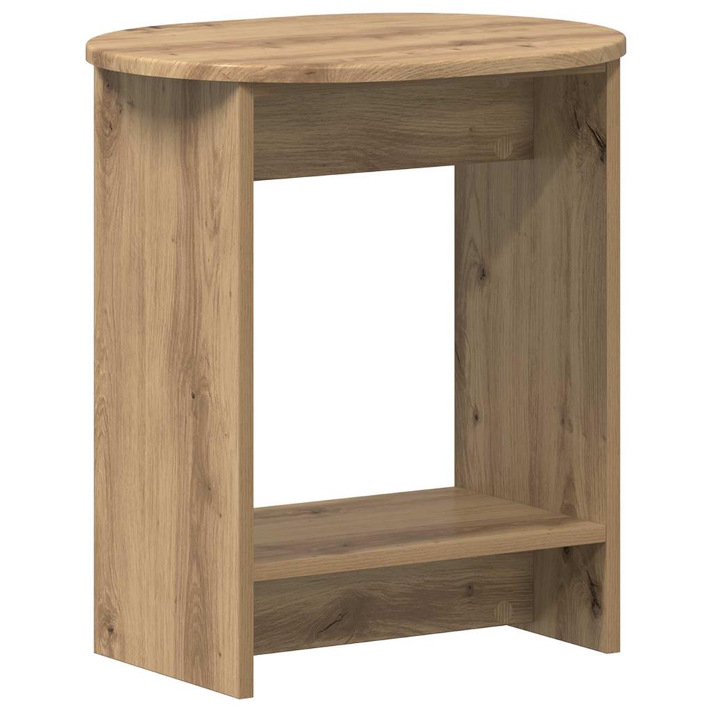 Side Table Artisan Oak 50 X 39.5 X 55 Cm Engineered Wood