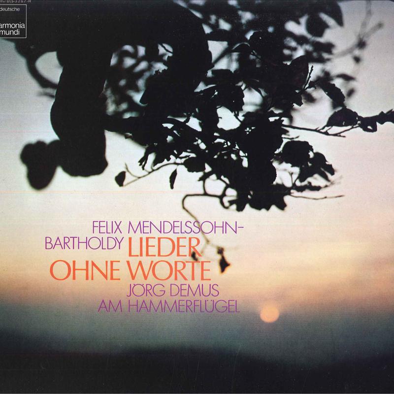 

LP Record JORG DEMUS Felix MendelssohnbartholdyLieder ULS3267H DEUTSCHE HARMO 1974 Japan Classical Used