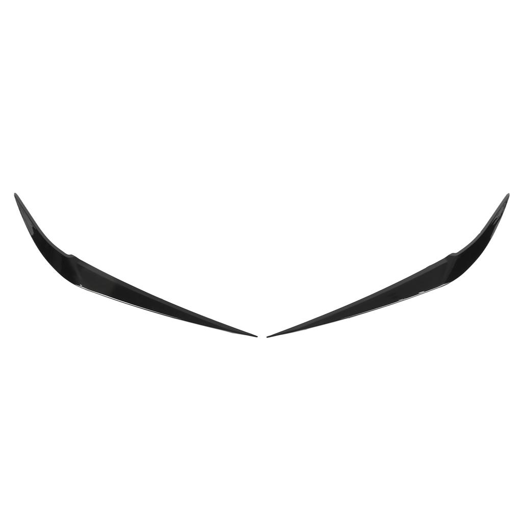 Pair Car Hdlight Eyebrows Front Left Right Trim Exterior Decoration Replacement for X1 F48 2015+(Carbon     )
