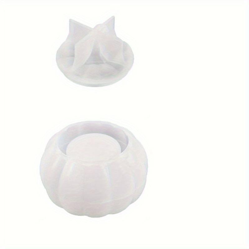 Pumpkin Jar Silicone Molds Halloween Jar with Lid Resin Mold Halloween Candy Jars Epoxy Resin Molds Candle Holder Jewelry Box