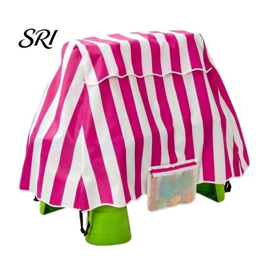 Water Table Debris Protector Cover with Storage Bag Waterproof Kids Detachable Toy Pouch Outdoor Accessories for Protects from Dust Protective розы красного