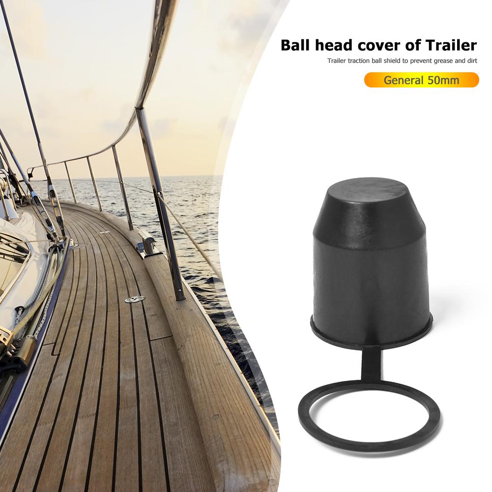 Universal 50mm Car Auto Tow Bar Ball Cover Excellent ABS Plastics Prolonged Hitch Caravan Trailer Towball Protect