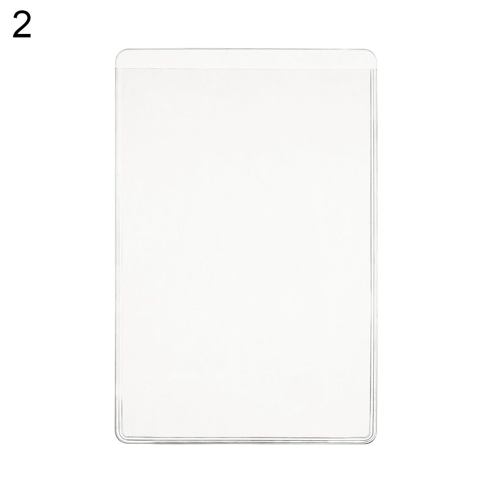 Portable Practical ID Business Case Badge Protector Cover Office School Name Card Work Card Holders ID Card Pouch Card Sleeve