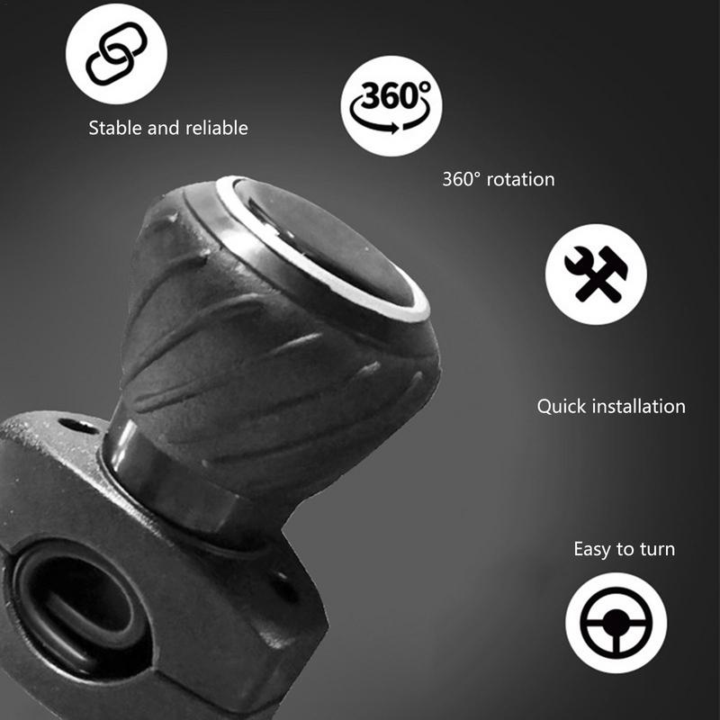 Auto Steering Wheel Bearing Booster Steering Wheel Spinner Knob Toughness Driving Helper Supplies for Truck SUV Sedan